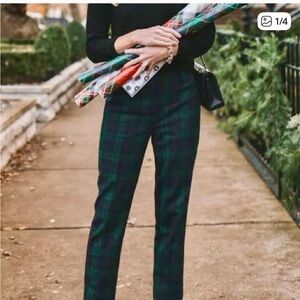 JCrew Black Watch Plaid Pant